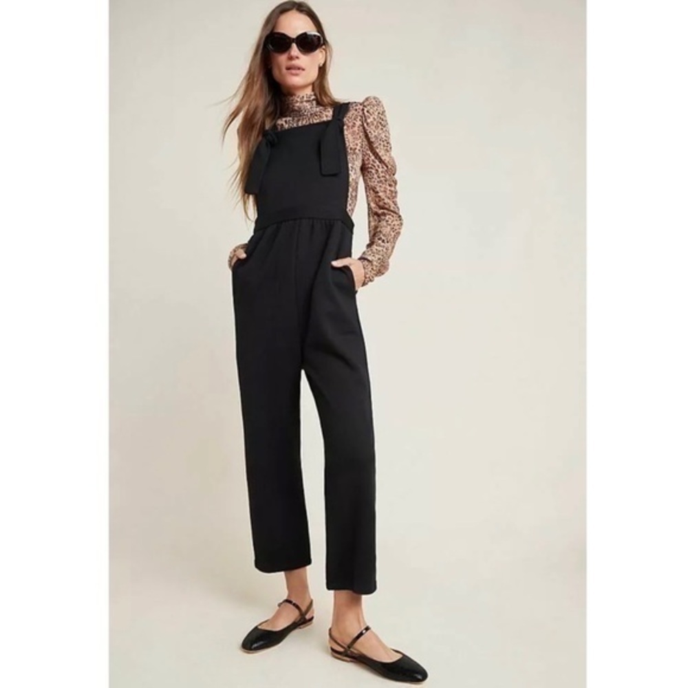 Anthropology Black Jumpsuit